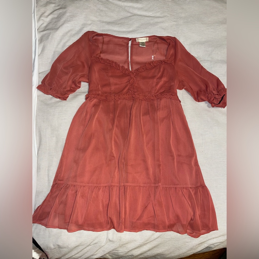 Altar’d State Coral Mini Dress